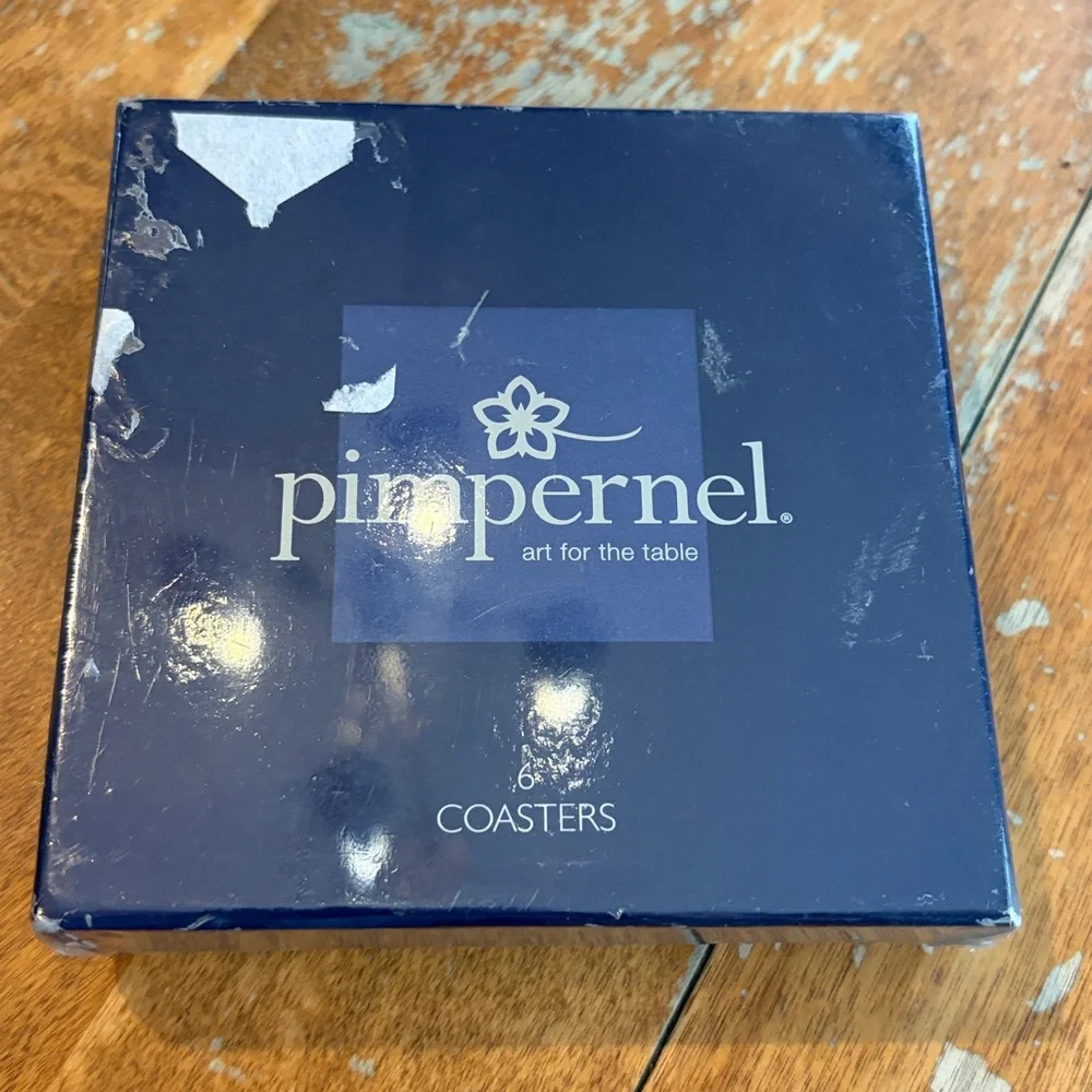 Pimpernel set of 6 coasters 8048 Spring ducklings Boston new in package